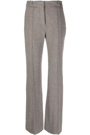The Mannei Pressed-crease straight-leg trousers