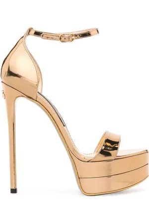 Dolce & Gabbana 145mm Keira leather sandals