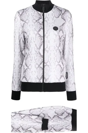 Philipp Plein Piton-print tracksuit set