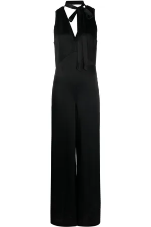 Twin-Set V-neck sleeveless jumpsuit