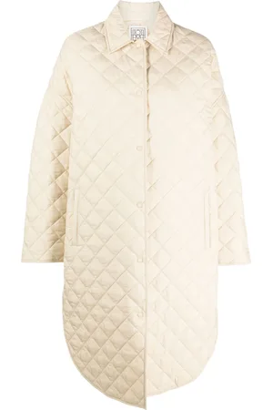 Totême Single-breasted quilted coat