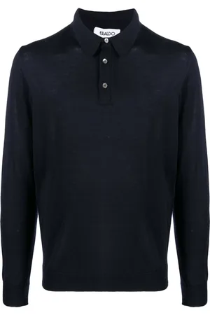 ERALDO Long-sleeve wool polo shirt