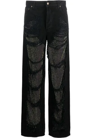 DARKPARK Karen crystal-embellished straight-leg jeans