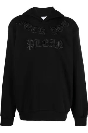 Philipp Plein Gothic Plein logo-embroidered hoodie