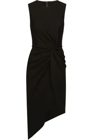 Dolce & Gabbana Draped sleeveless midi dress