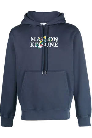 Maison Kitsuné Logo-print cotton hoodie