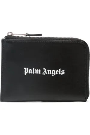 Palm Angels Logo-print leather cardholder
