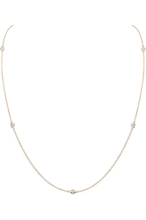 Pragnell 18kt rose Sundance diamond necklace