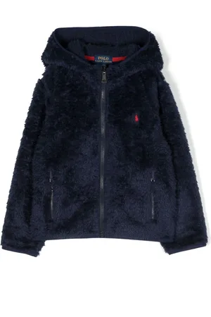 Ralph Lauren Polo Pony fleece-texture jacket