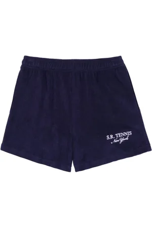 Sporty & Rich Tennis Terry cotton shorts