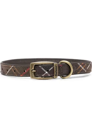 Barbour Tartan-print dog collar