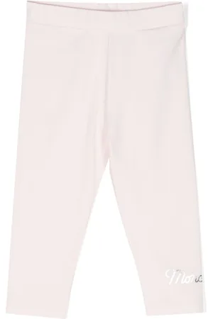 Moncler Logo-lettering jersey leggings