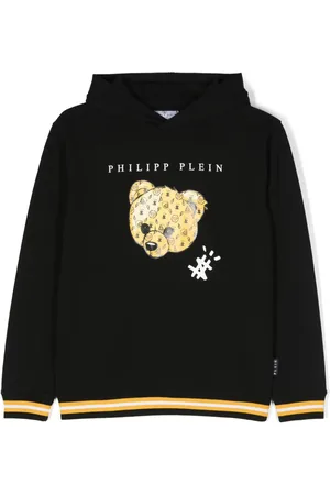 Philipp Plein Logo-print stripe-print hoodie