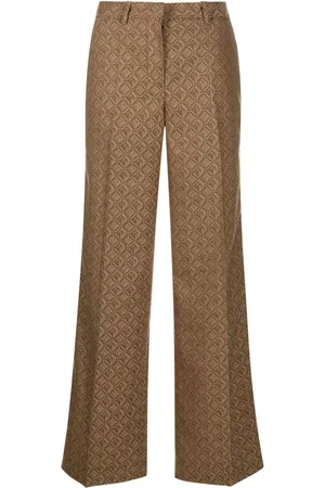 Marine Serre Regenerated Moon Diamant tailored trousers