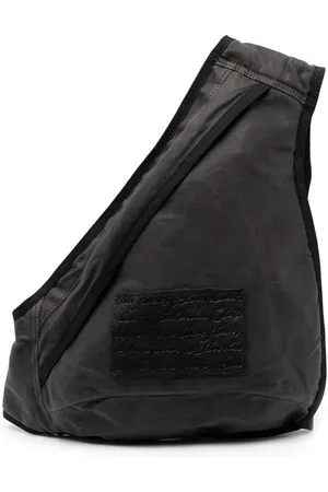 Acne Studios Logo-patch cotton sling bag