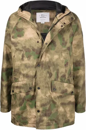 Woolrich Camouflage-print down jacket