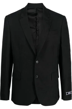 VERSACE Barocco Silhouette virgin wool blazer