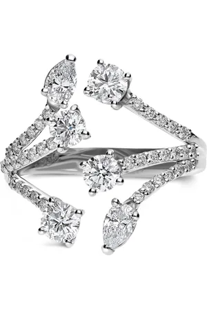 Leo Pizzo 18kt white gold diamond ring