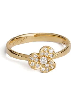 Leo Pizzo 18K yellow Candy Flora diamond ring