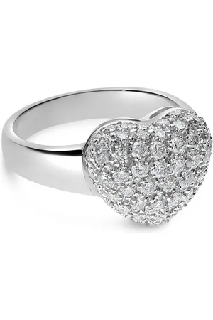 Leo Pizzo 18kt white gold diamond Amore ring