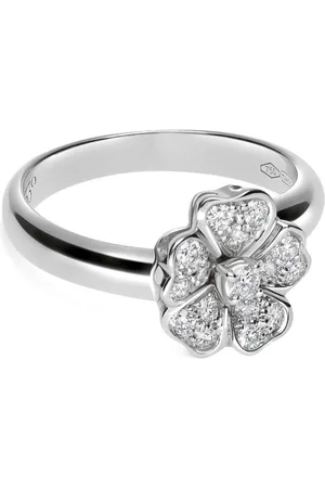 Leo Pizzo 18kt white gold Flora diamond ring