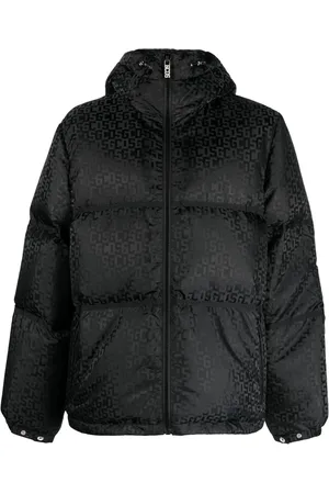 GCDS Logo-monogrammed hodded jacket