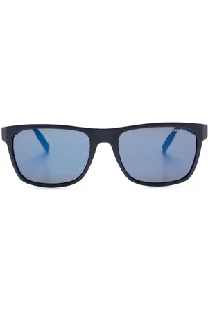 Montblanc Square-frame mirrored sunglasses