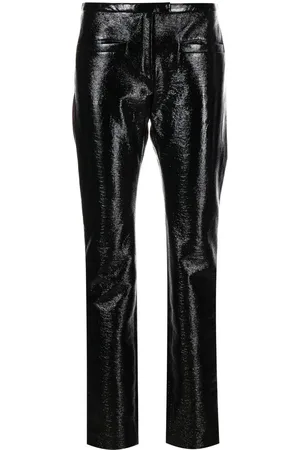 Courrèges Tube vinyl trousers
