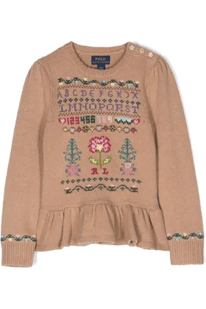 Ralph Lauren Embroidered-design crew-neck jumper