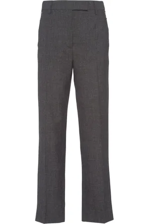 Prada Zip-pocket wool trousers