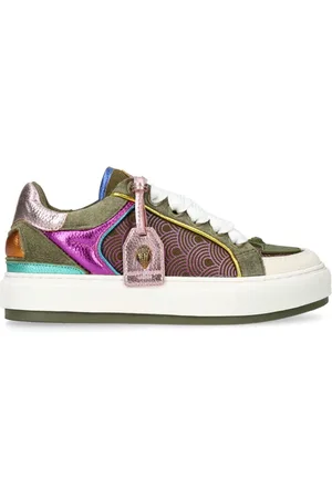 Kurt Geiger Southbank Tag panelled leather sneakers