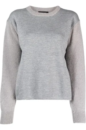 Fabiana Filippi Panelled crew-neck jumper