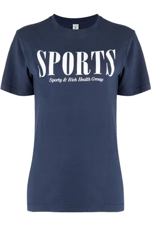 Sporty & Rich logo-print Cotton Tank Top - Farfetch