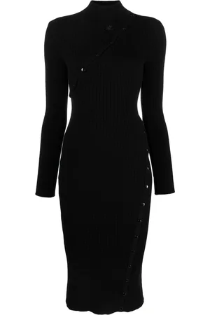 Courrèges Ribbed knit dress