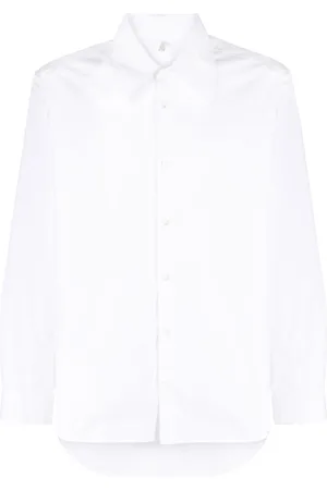 Sunflower Pleace poplin long-sleeved shirt