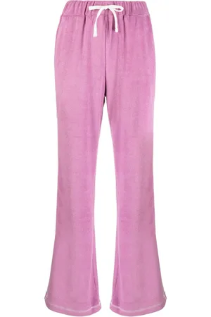 tout a coup Stripe-trim flared trousers