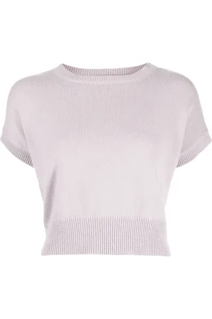 Teddy Cashmere Genova sleeveless cropped cashmere jumper