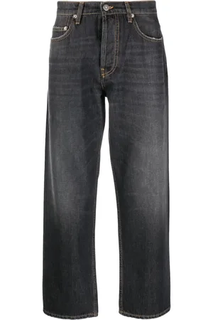Golden Goose Logo-patch cropped jeans