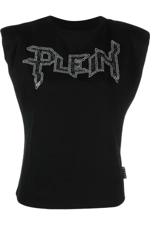 Philipp Plein Logo-embellished cotton tank top