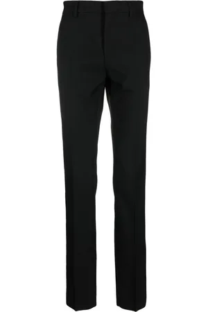 VERSACE Slim-cut wool trousers