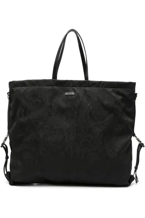 VERSACE Neo Nylon jacquard tote bag
