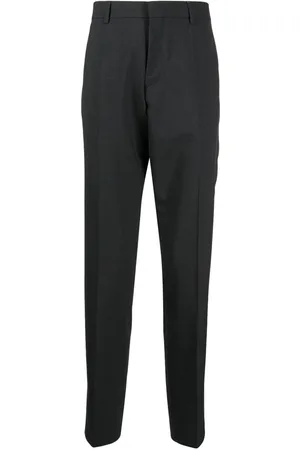 HUGO BOSS Slim-cut mid-rise trousers