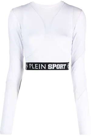 Philipp Plein Logo-print stretch-design top
