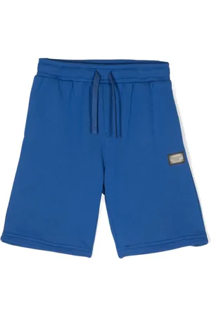 Dolce & Gabbana Logo-plaque drawstring jersey shorts