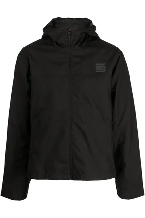 Olly Shinder Stegosaur logo-print jacket