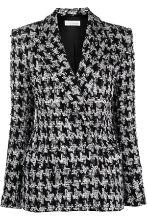 FAITH CONNEXION Boucl?? houndstooth-pattern blazer