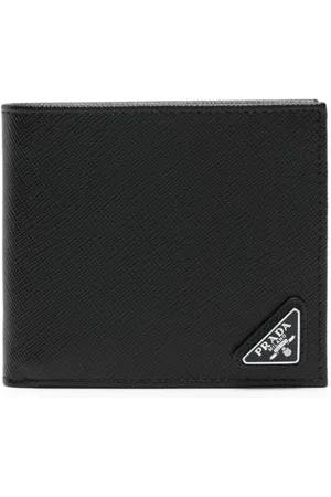 Prada Saffiano logo wallet
