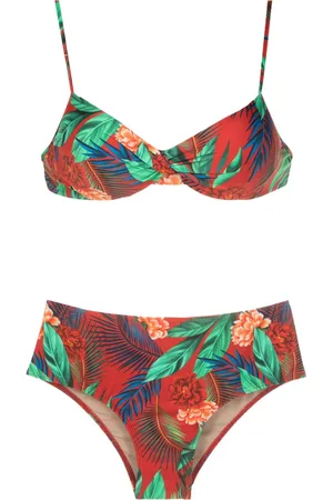 Lygia & Nanny Veronica botanical-print bikini