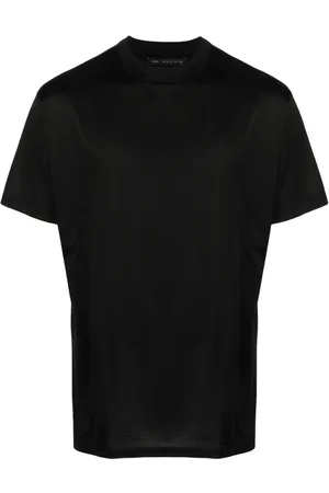 LOW BRAND Slub-texture short-sleeved T-shirt