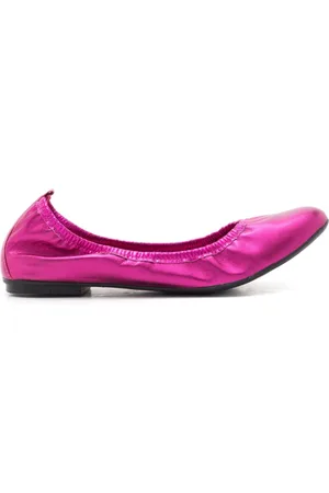 Sarah Chofakian Julia elasticated leather ballerina shoes